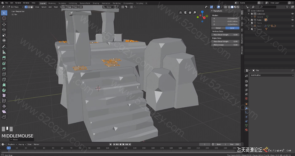 【中英字幕】Blender教程-与 Roman Klco 一起成为3D插画师学习插图风格教程 3D 第8张