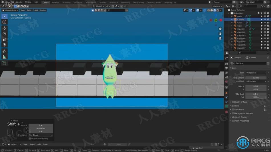 Blender皮克斯动画片《心灵奇旅》角色建模制作视频教程 3D 第8张