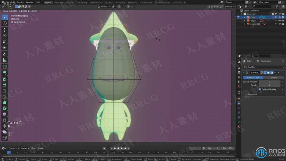 Blender皮克斯动画片《心灵奇旅》角色建模制作视频教程 3D 第4张