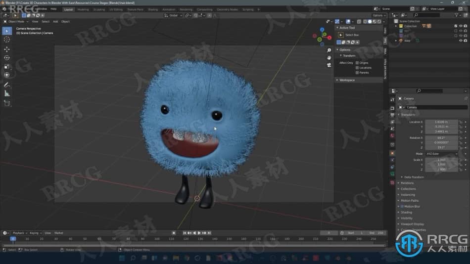 Blender 3.0三维角色动画实例制作训练视频教程 3D 第3张