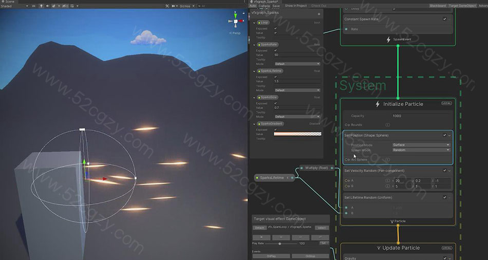【中英字幕】Unity视觉特效VFX制作技术训练视频教程 3D 第2张