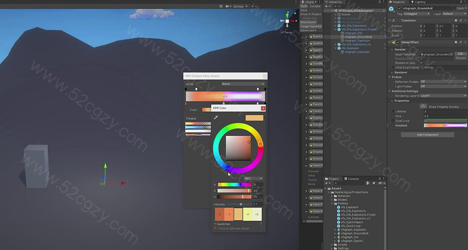 【中英字幕】Unity视觉特效VFX制作技术训练视频教程 3D 第6张