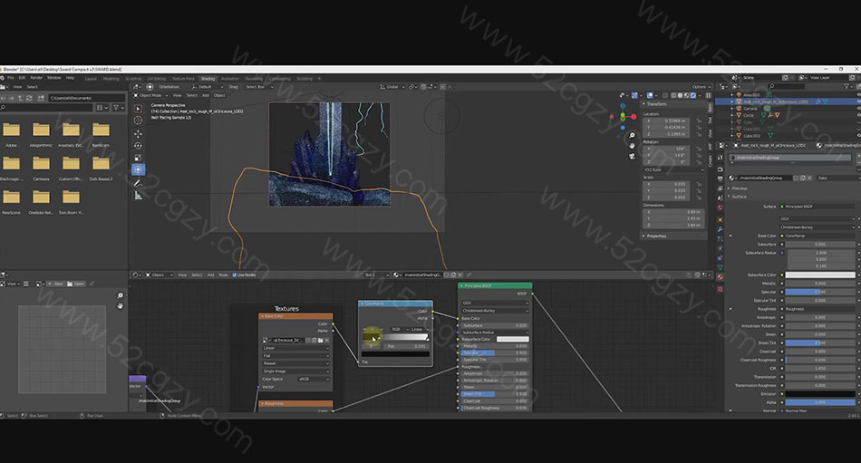 Zbrush与Blender游戏魔兽寒霜之剑完整建模贴图视频教程 3D 第5张