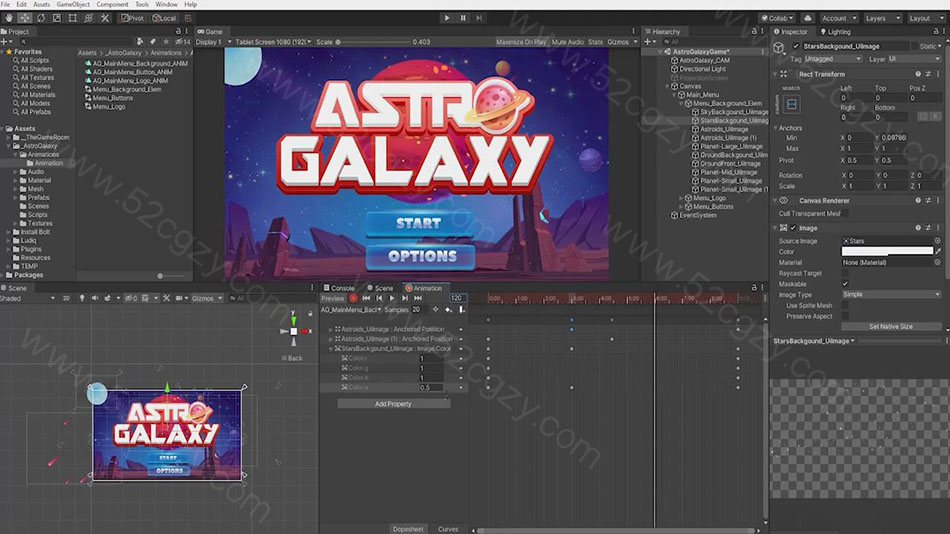 【中英字幕】Unity无编程游戏室与太空射击游戏完整制作视频教程 3D 第6张