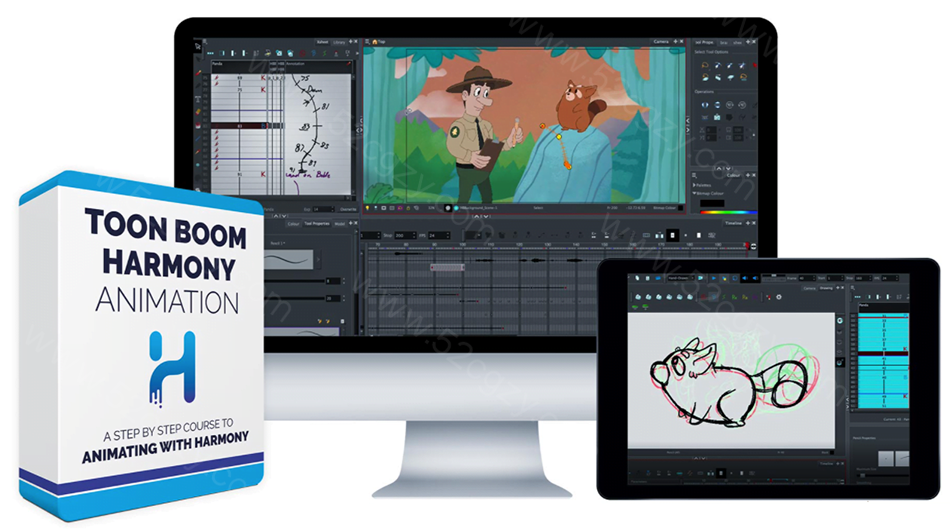 【中英字幕】Bloop Animation —Toon Boom Harmony高端2D动画完整教程 3D 第2张