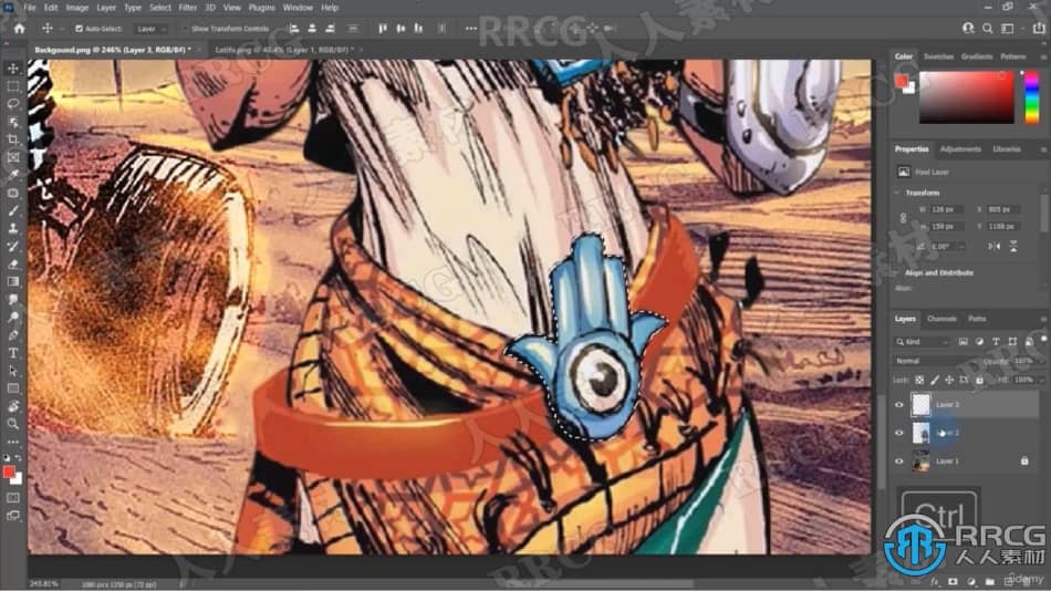 AE创建像素化彩色半色调漫画书效果动画工作流程视频教程 AE 第12张