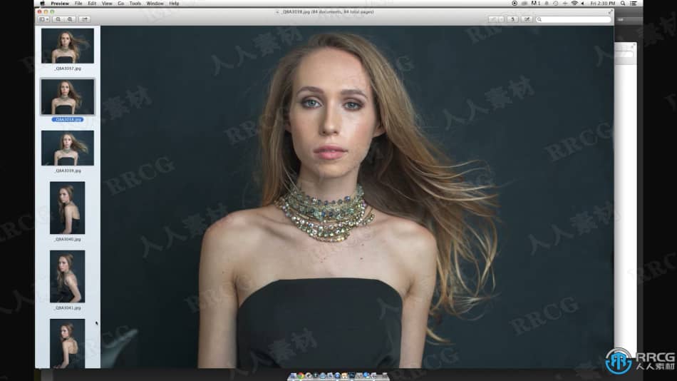 模特颈部展示珠宝首饰拍摄技巧工作流程视频教程 摄影 第14张