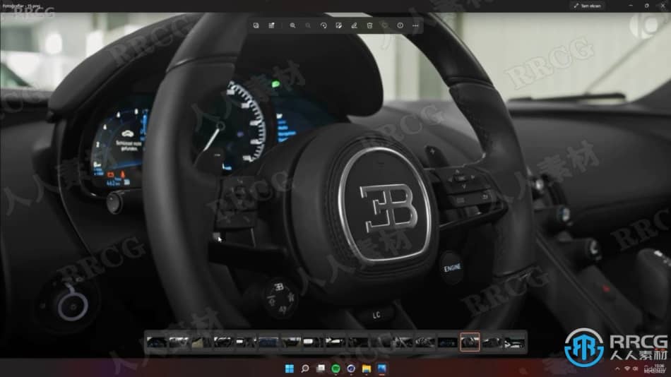 C4D布加迪汽车建模与渲染完整制作全流程视频教程 C4D 第11张