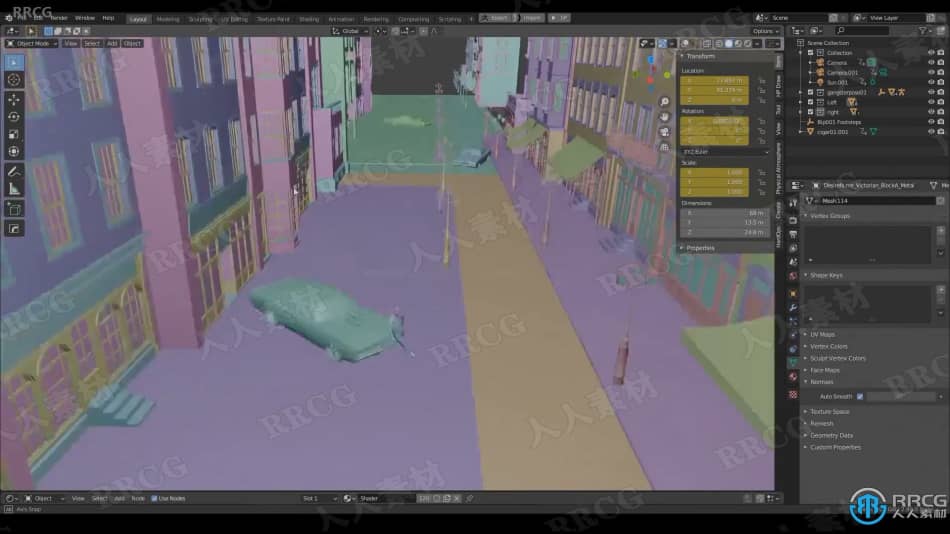 Blender黑白风格画面影视级场景实例制作视频教程 3D 第6张