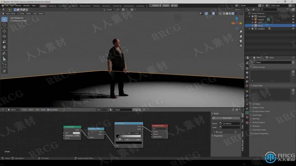 Blender黑白风格画面影视级场景实例制作视频教程 3D 第2张