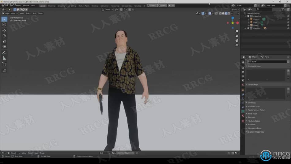 Blender黑白风格画面影视级场景实例制作视频教程 3D 第4张