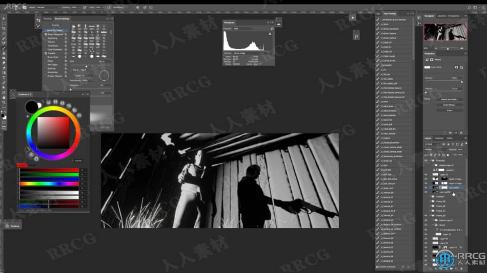 Blender黑白风格画面影视级场景实例制作视频教程 3D 第13张