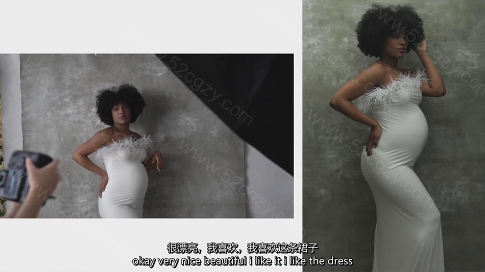 【中英字幕】Lola Melani Academy孕妇人像写真高级时装礼服造型摄影教程 VOL.2 摄影 第2张