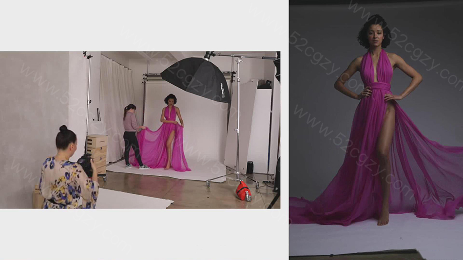 【中英字幕】Lola Melani Academy孕妇人像写真高级时装礼服造型摄影教程 VOL.2 摄影 第6张