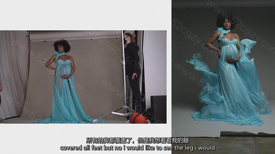 【中英字幕】Lola Melani Academy孕妇人像写真高级时装礼服造型摄影教程 VOL.2 摄影 第4张