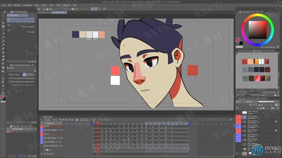 Clip Studio Paint创建高级动画数字绘画技巧视频教程 CG 第4张