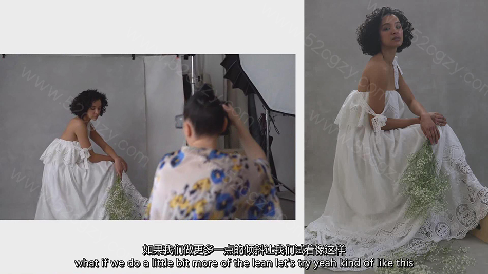 【中英字幕】Lola Melani Academy孕妇人像写真高级时装礼服造型摄影教程 VOL.2 摄影 第15张