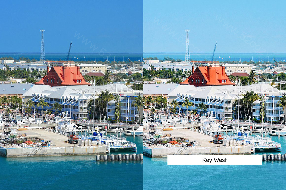 佛罗里达群岛旅拍人文风光Lightroom预设及视频调色LUT预设 LR预设 第10张