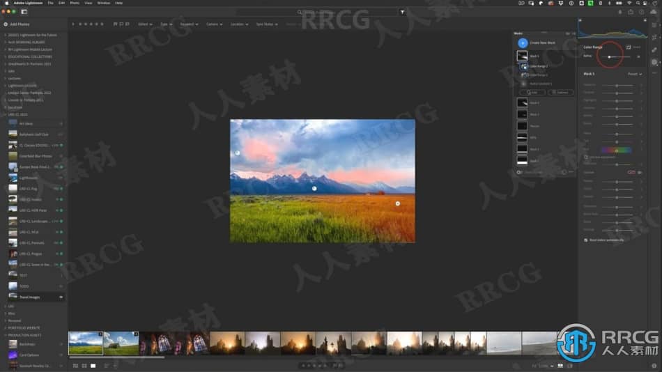 LR创建自然风景摄影图像后期调色修饰工作流程视频教程 LR 第11张