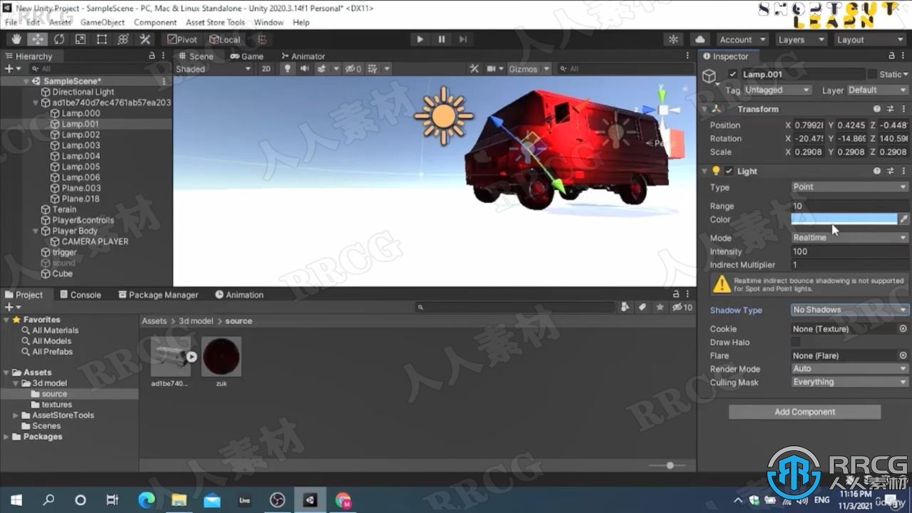 【中文字幕】Unity引擎游戏创作基础要点技术视频教程 Unity 第10张