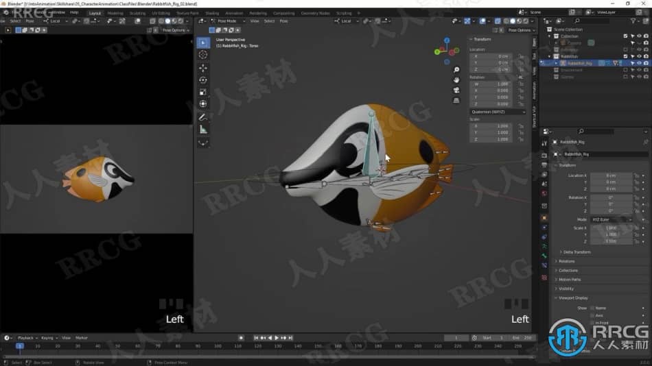 Blender海洋小鱼角色建模实例训练视频教程 3D 第8张