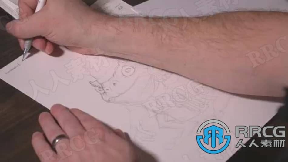 卡通动漫怪物角色传统绘画工作流程视频教程 CG 第6张