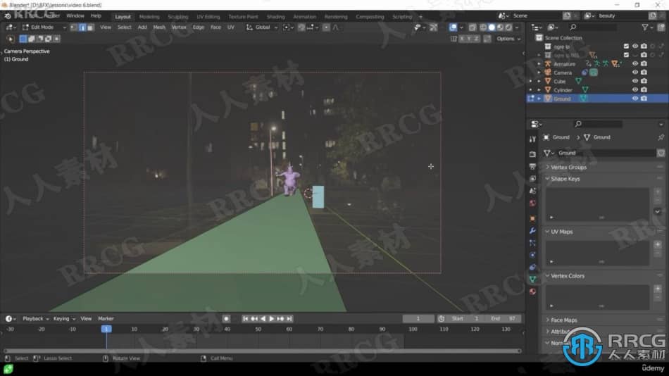Blender与真实世界场景镜头融合技术作视频教程 3D 第6张