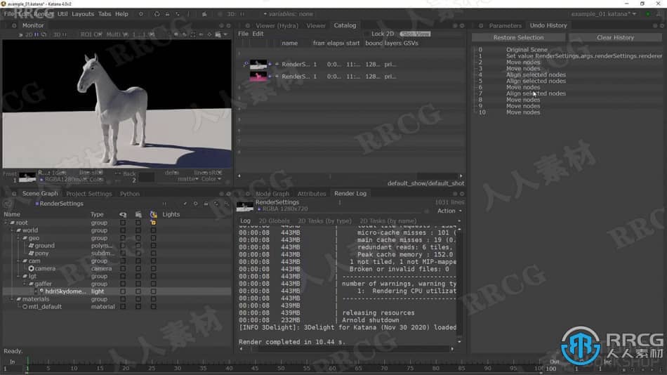 从Katana灯光模板到Arnold最终渲染技术视频教程 3D 第2张