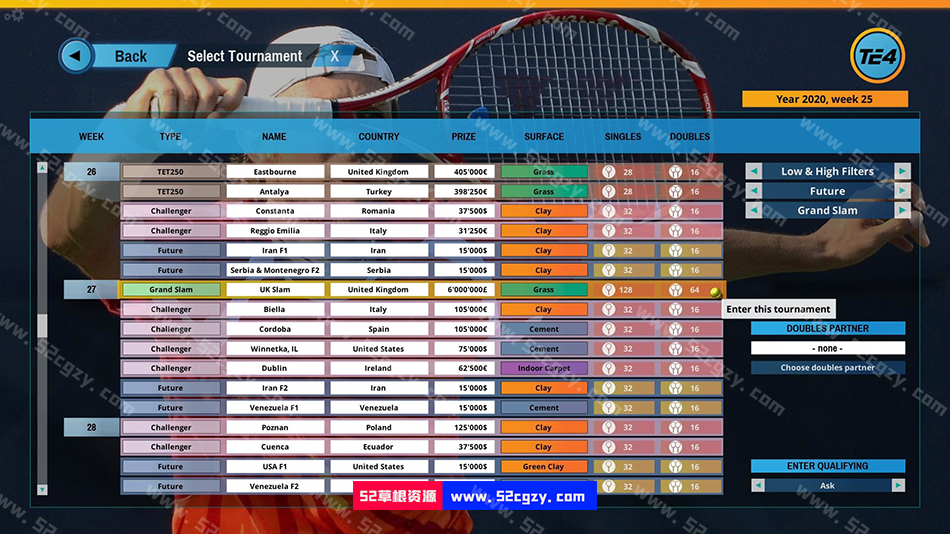 《网球精英4》免安装v0.52绿色中文版[2.1GB] 单机游戏 第3张