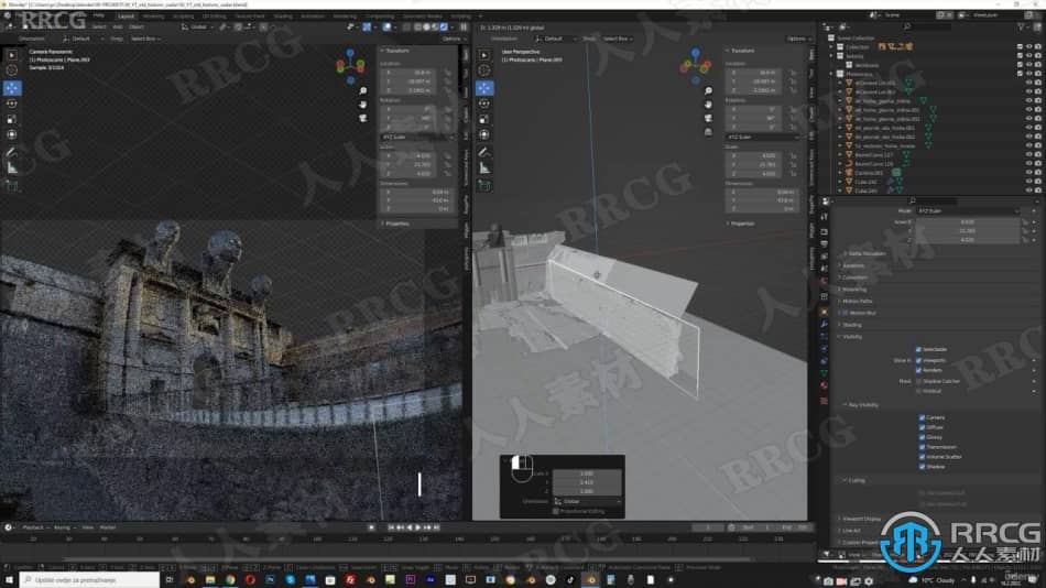 【中文字幕】Blender与RealityCapture未来主义影视建筑场景制作 3D 第14张