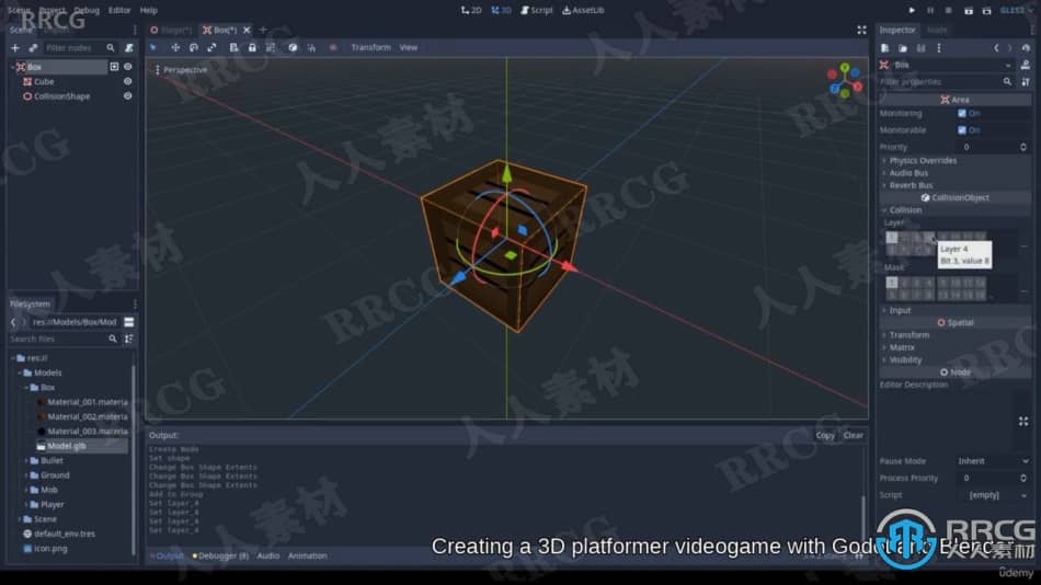 【中文字幕】Blender与Godot创建3D视频游戏训练视频教程 3D 第5张