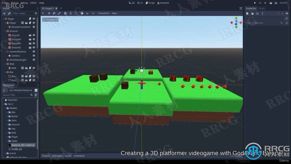 【中文字幕】Blender与Godot创建3D视频游戏训练视频教程 3D 第7张