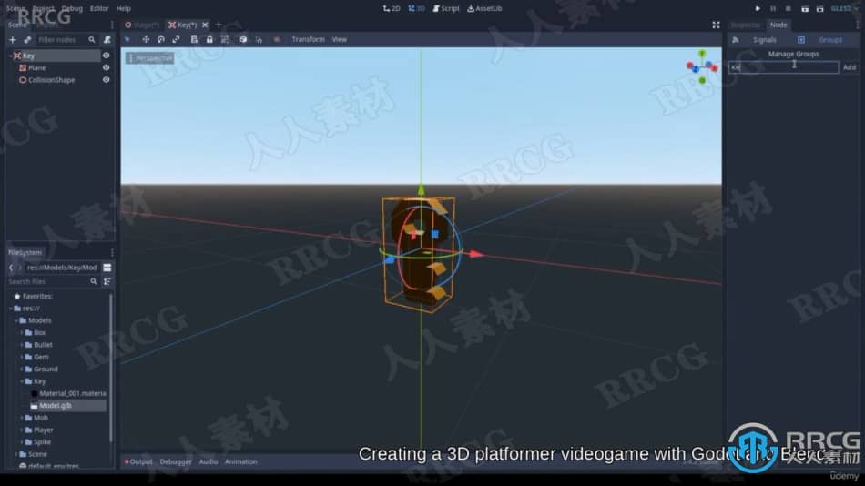 【中文字幕】Blender与Godot创建3D视频游戏训练视频教程 3D 第6张