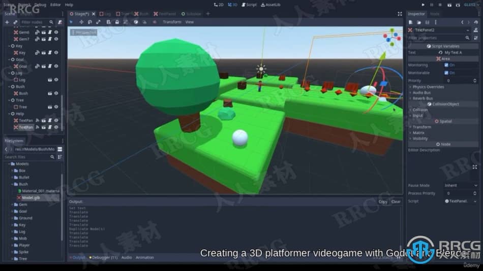 【中文字幕】Blender与Godot创建3D视频游戏训练视频教程 3D 第10张