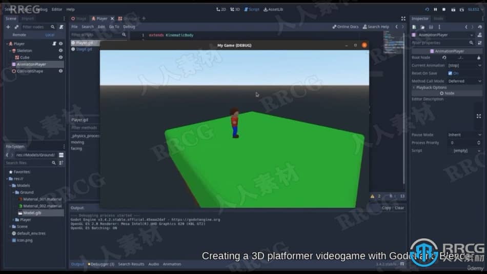 【中文字幕】Blender与Godot创建3D视频游戏训练视频教程 3D 第3张