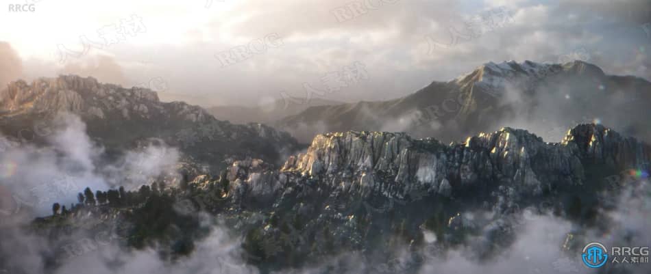 【中文字幕】Blender自然景观海洋森林沙漠等场景制作大师级视频教程 3D 第8张