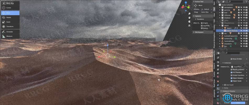 【中文字幕】Blender自然景观海洋森林沙漠等场景制作大师级视频教程 3D 第4张