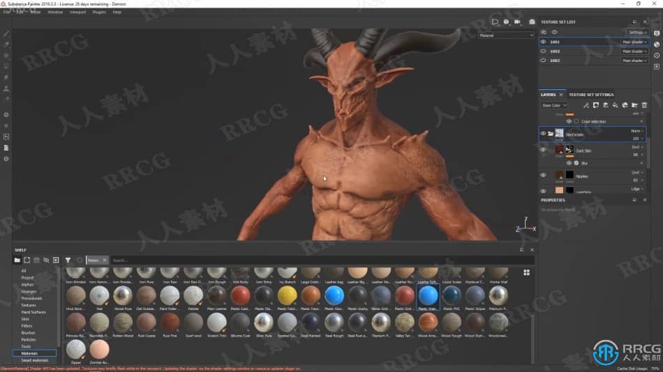 [Zbrush] 游戏恶魔概念艺术角色完整制作工作流程视频教程 3D 第16张