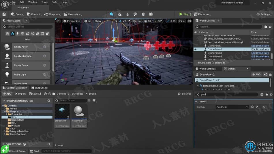 UE5虚幻引擎FPS第一人称射击游戏蓝图技术视频教程 design others 第8张