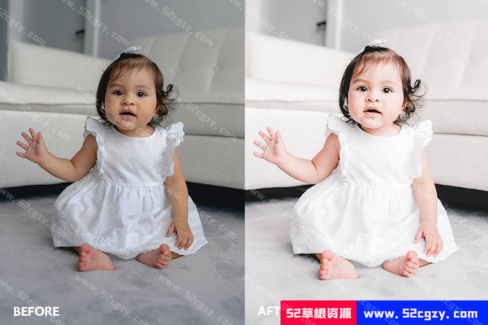 【Lightroom预设】新生婴儿后期修图调色Baby Lightroom presets LR预设 第3张
