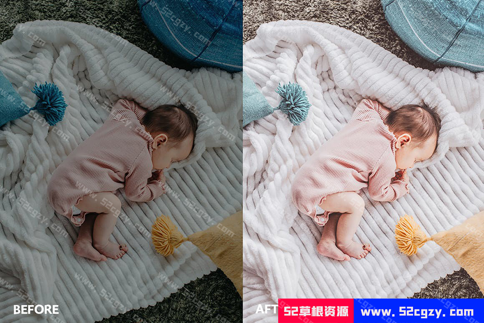【Lightroom预设】新生婴儿后期修图调色Baby Lightroom presets LR预设 第5张