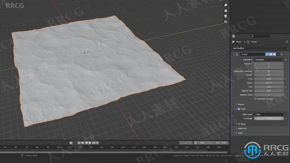 【中文字幕】Blender逼真海洋场景实例制作视频教程 3D 第8张
