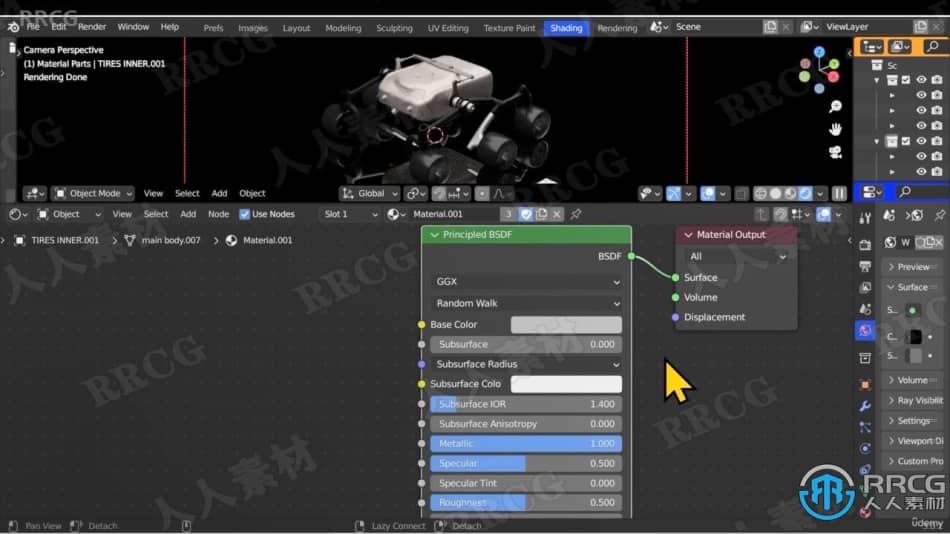 【中文字幕】Blender 3D火星车探测器建模完整制作流程视频教程 3D 第2张