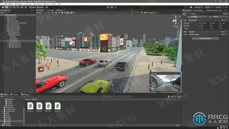 【中文字幕】Unity手机iOS和Android赛车游戏开发制作视频教程 Unity 第11张