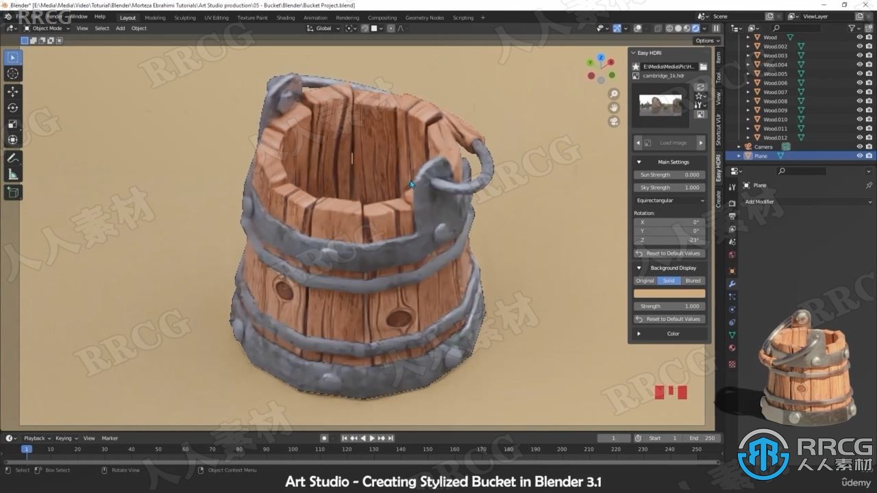 Blender初学者游戏资产制作训练视频教程 3D 第4张