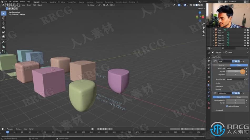 【中文字幕】Blender 3D基础知识入门训练视频教程 3D 第5张