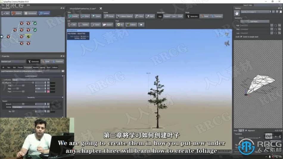【中文字幕】SpeedTree树木植物制作全面核心技术训练视频教程 CG 第6张