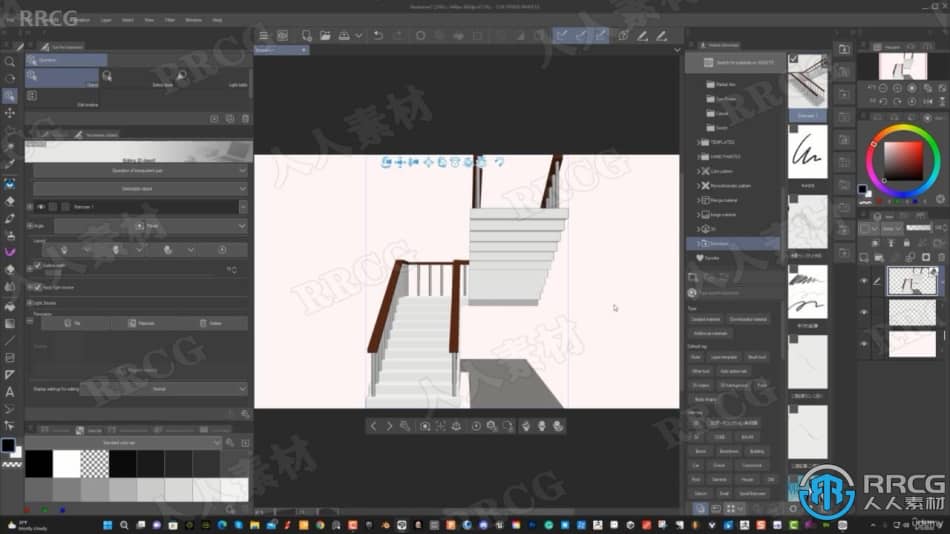 【中文字幕】Clip Studio Paint数字艺术创作工作流程视频教程 CG 第11张