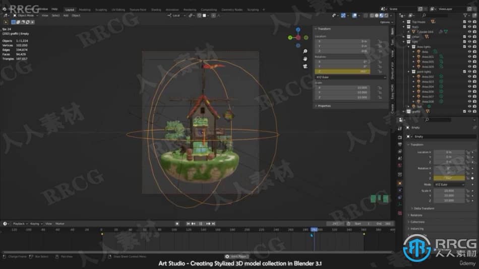 【中文字幕】Blender从建模到渲染完全指南视频教程 3D 第15张