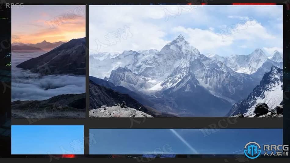 【中文字幕】Blender逼真山脉山峰场景实例制作视频教程 3D 第2张